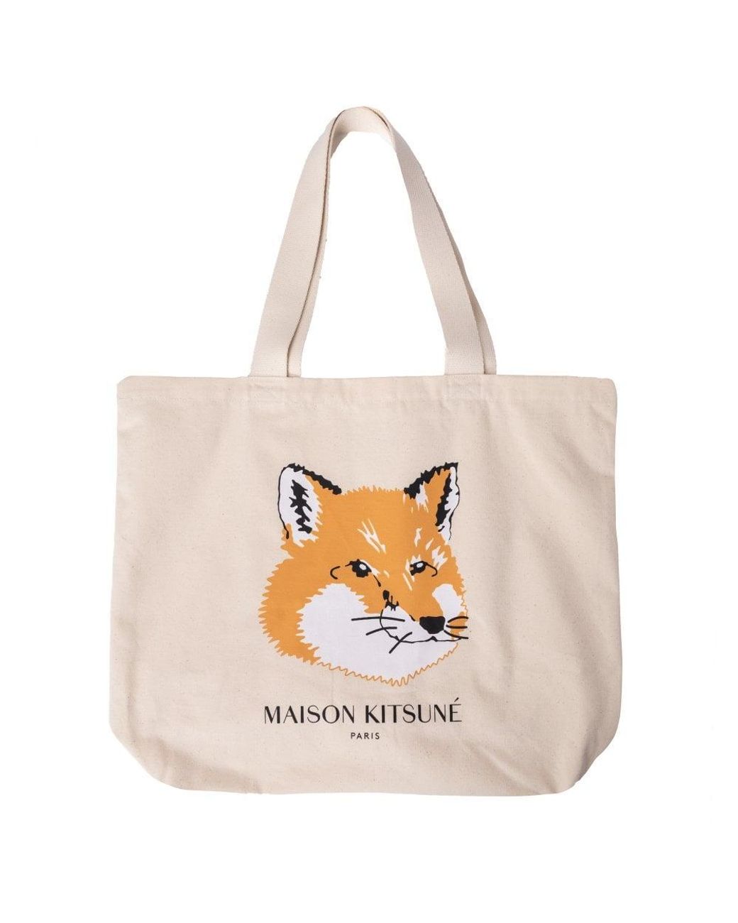 Maison Kitsuné Maison Kitsune Fox Head Tote Bag for Men | Lyst