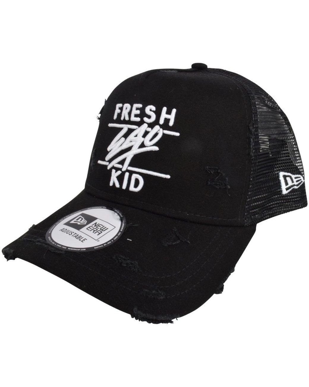 Fresh Ego Kid New Era 940 Black/Red Baseball Cap 