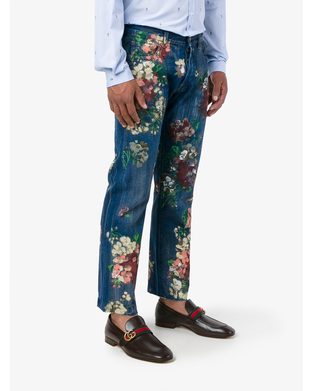 Floral clearance painted jeans