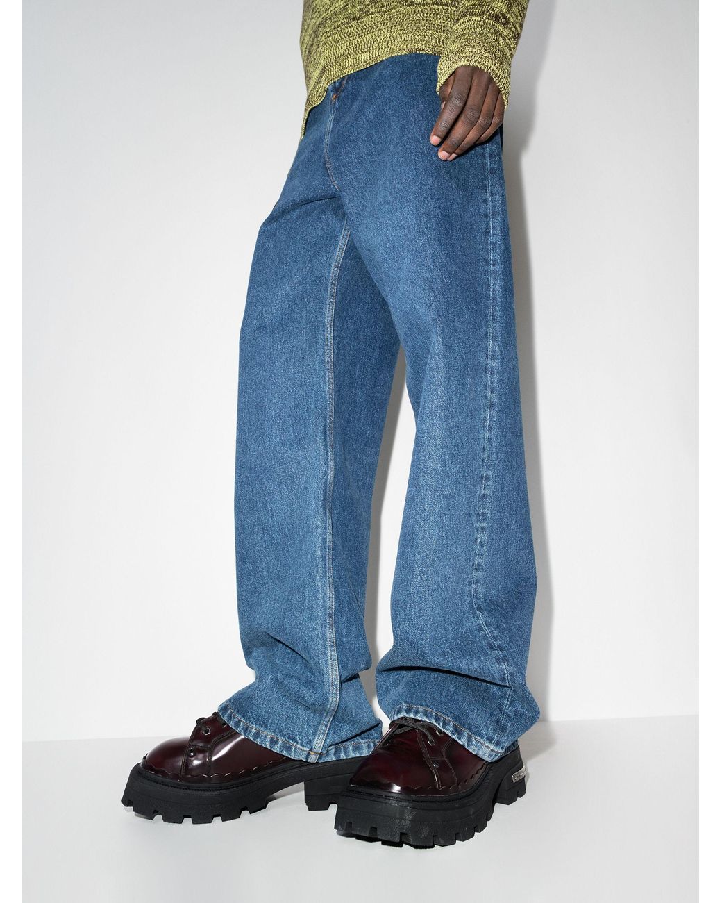 Eytys Red Detroit Barolo Leather Derby Shoes for Men | Lyst
