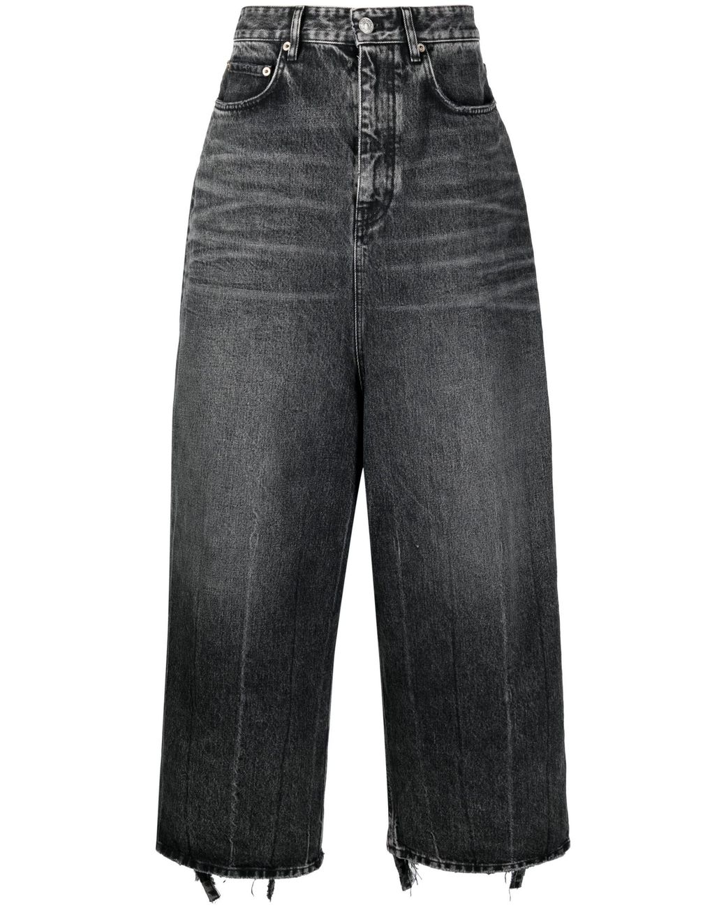Balenciaga Low Crotch Jeans in Gray | Lyst