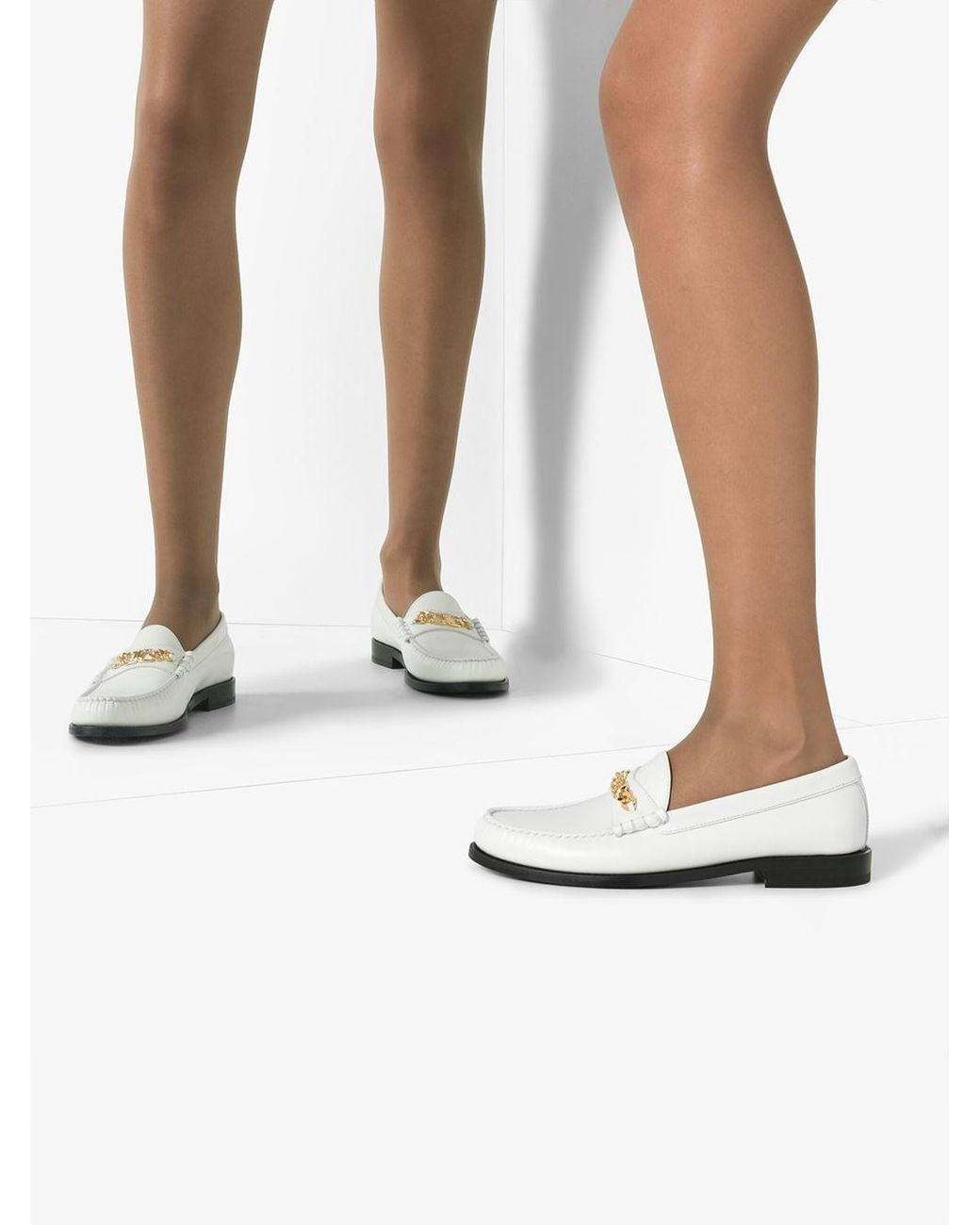 CELINE｜FLAT SHOES/LOAFERS (CELINE ALMA TRIOMPHE FLAT SL CELINE ALMA TRIOMPHE FLAT SLINGBACK IN PATENT CALFSKIN