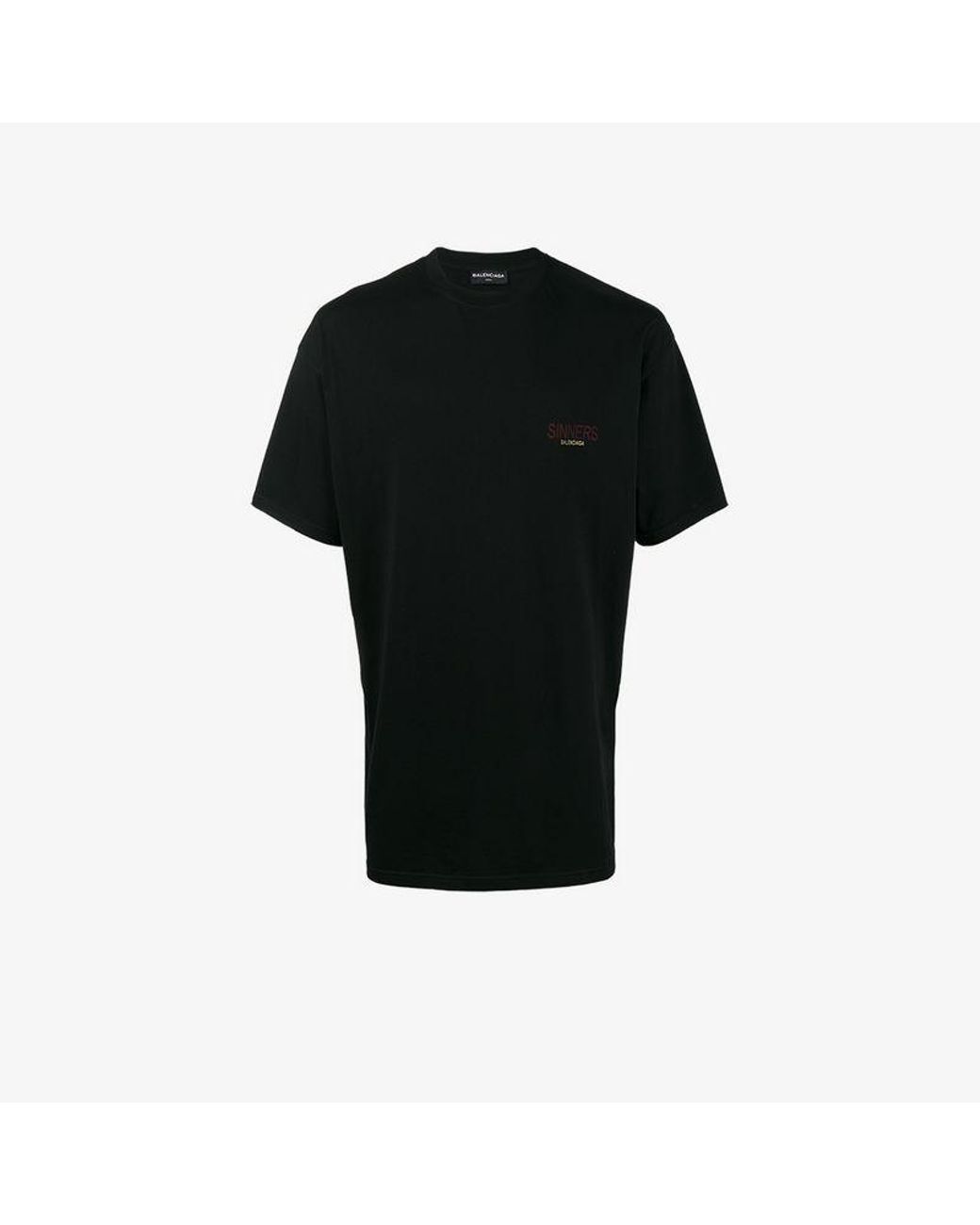 Indsigtsfuld feminin sagtmodighed Balenciaga Sinners T-shirt in Black for Men | Lyst