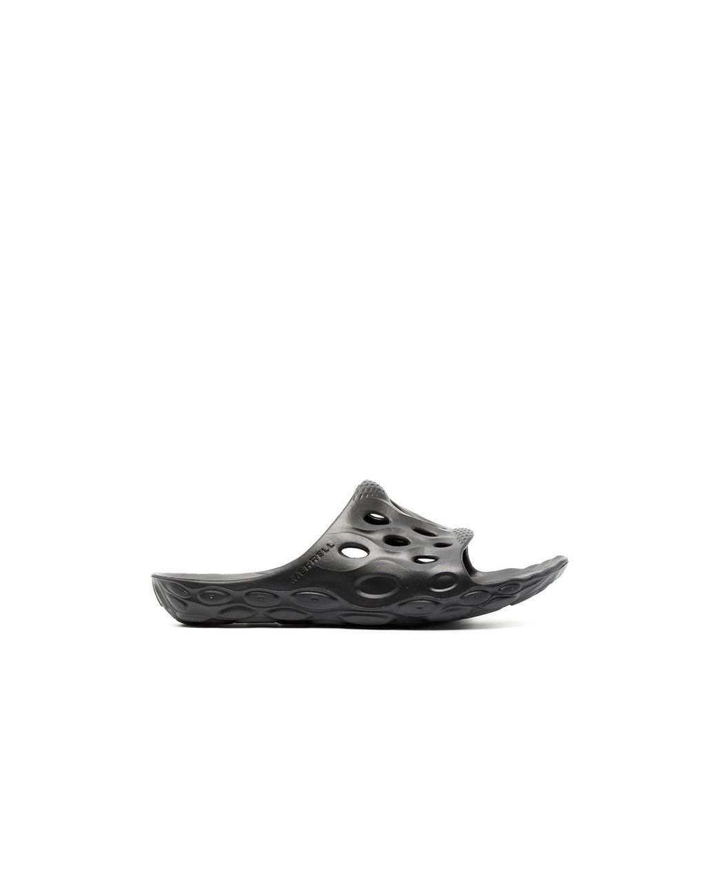 Merrell Black Hydro Rubber Slides for Men Lyst UK