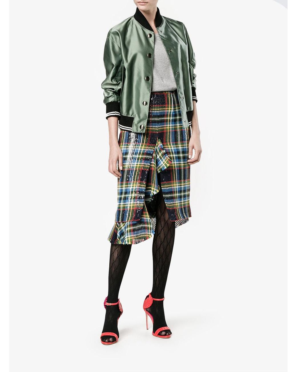 Gucci Gg Logo Tights in Black | Lyst