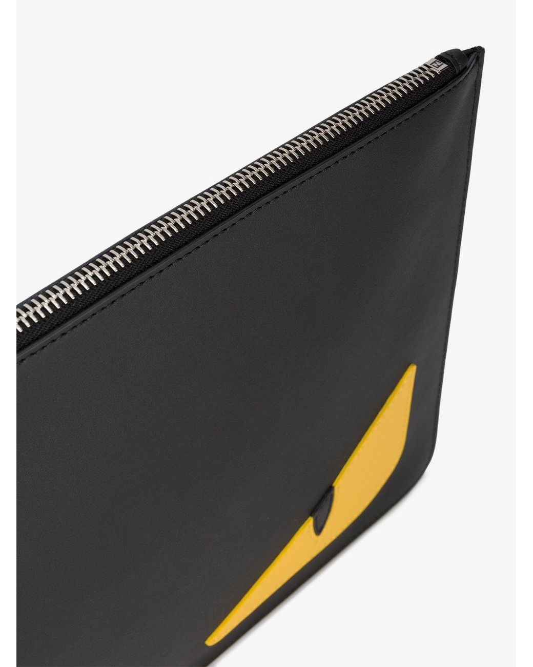 Fendi Monster Eyes Pouch in Black for Men | Lyst