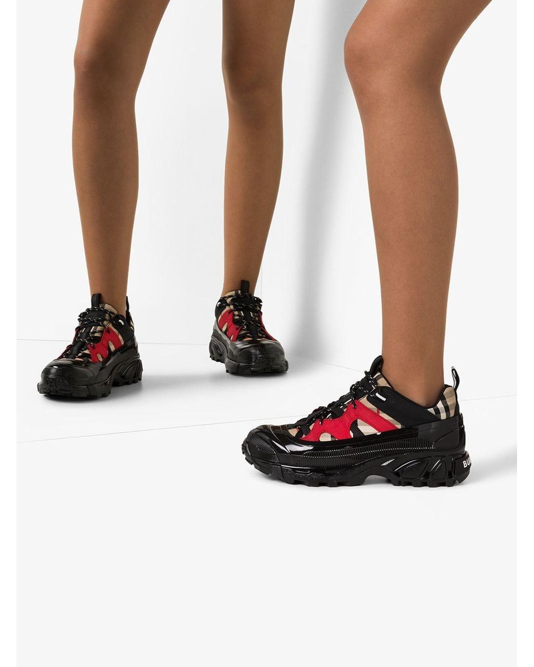 burberry arthur sneaker black