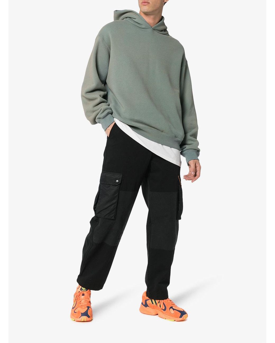 Yeezy Season 6 Classic Glacier Hoodie in Green for Men Lyst