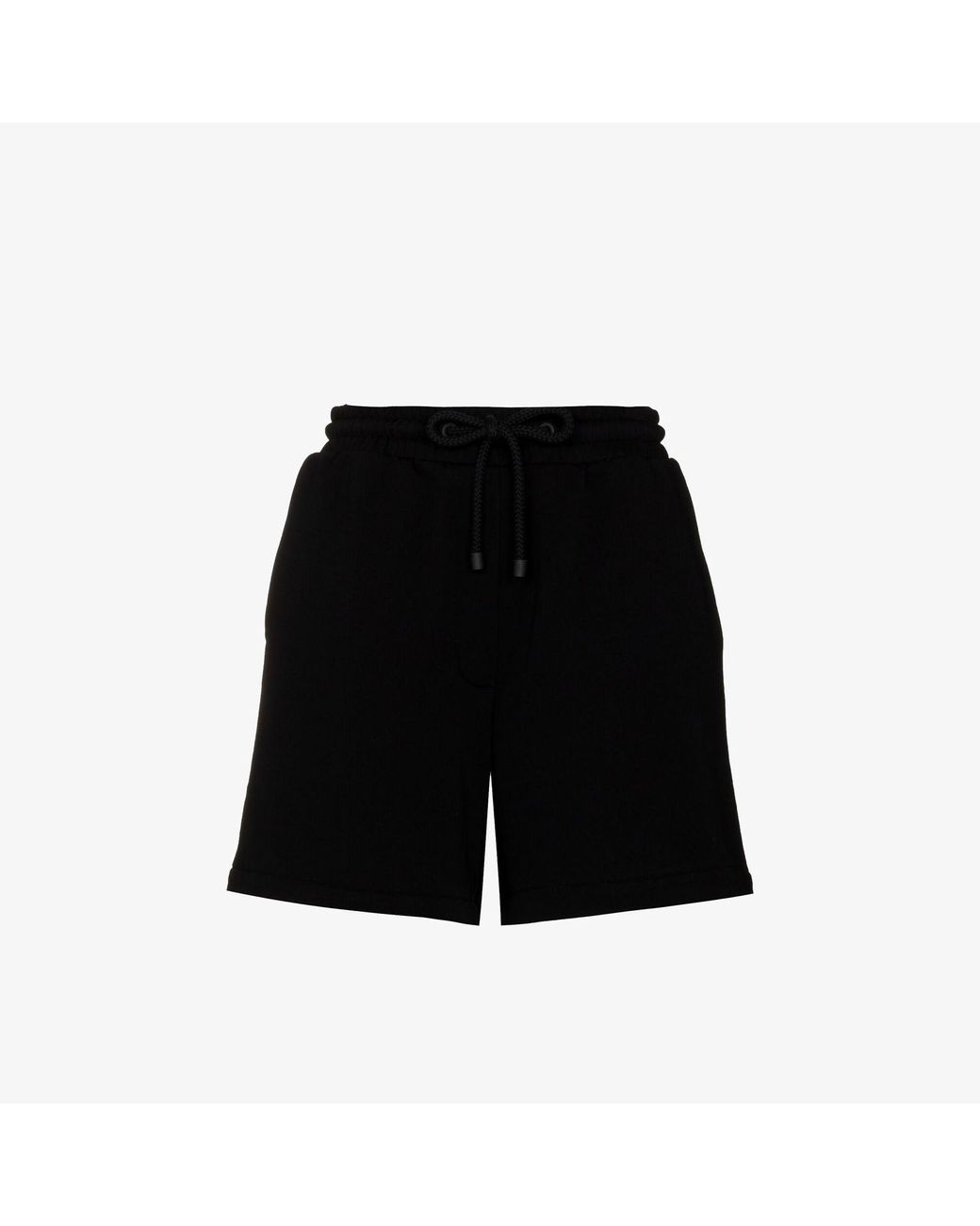Loewe Anagram Logo Cotton Shorts in Black | Lyst