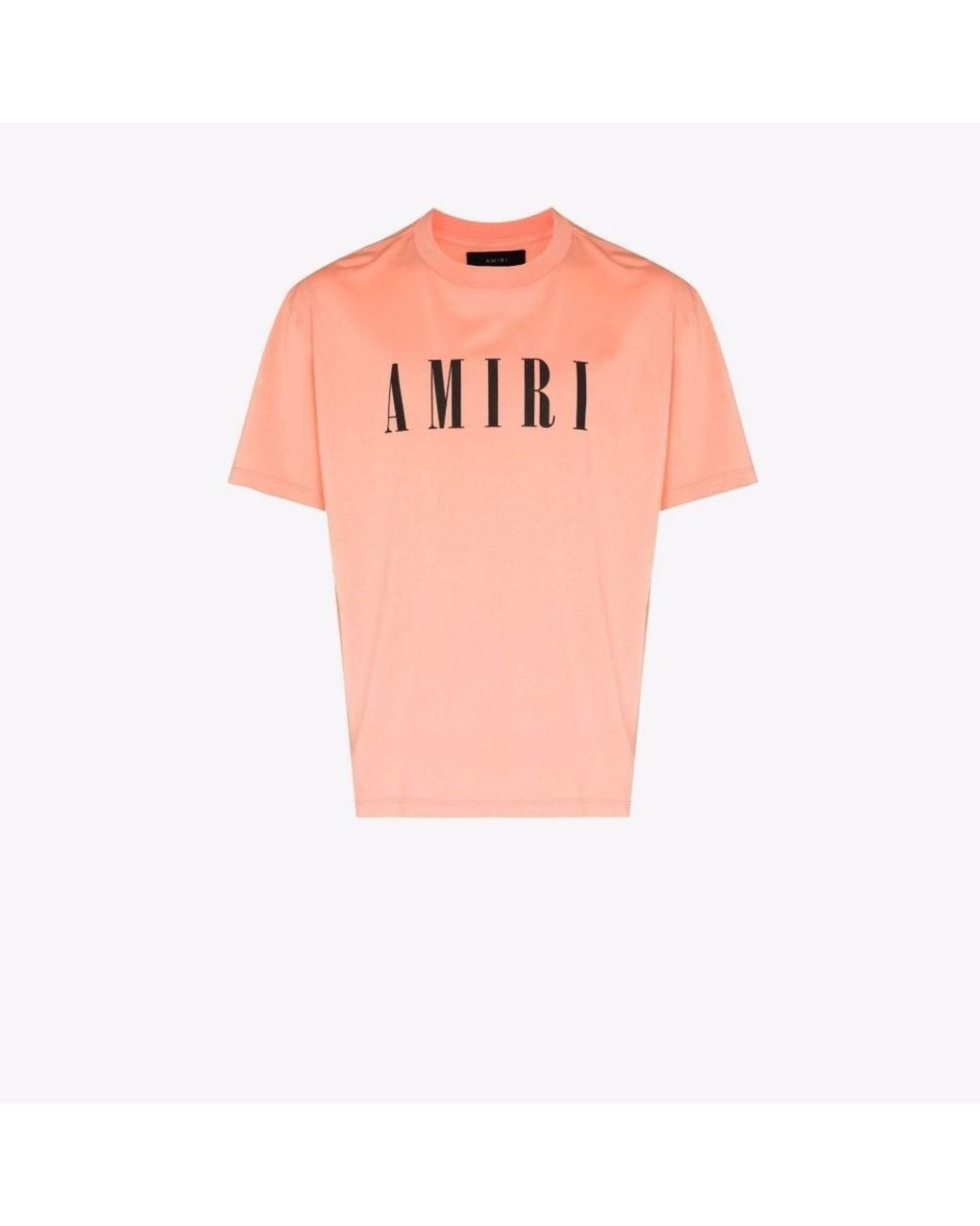 Amiri Logo Cotton T-shirt in Pink for 