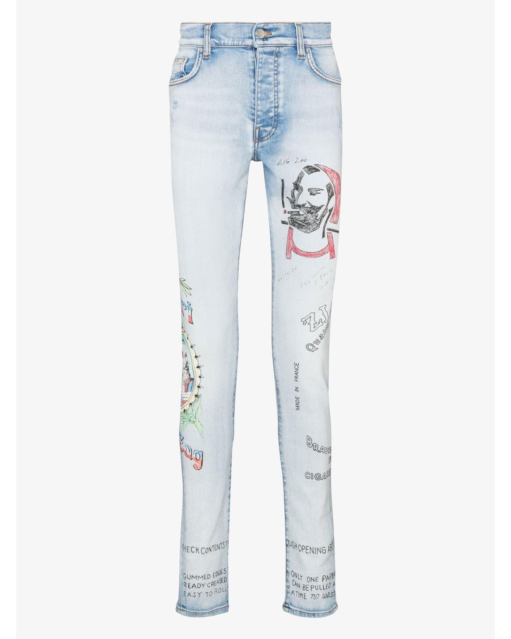 amiri-Blue-Zig-zag-Skinny- amiri-Blue-Zig-zag-Skinny-