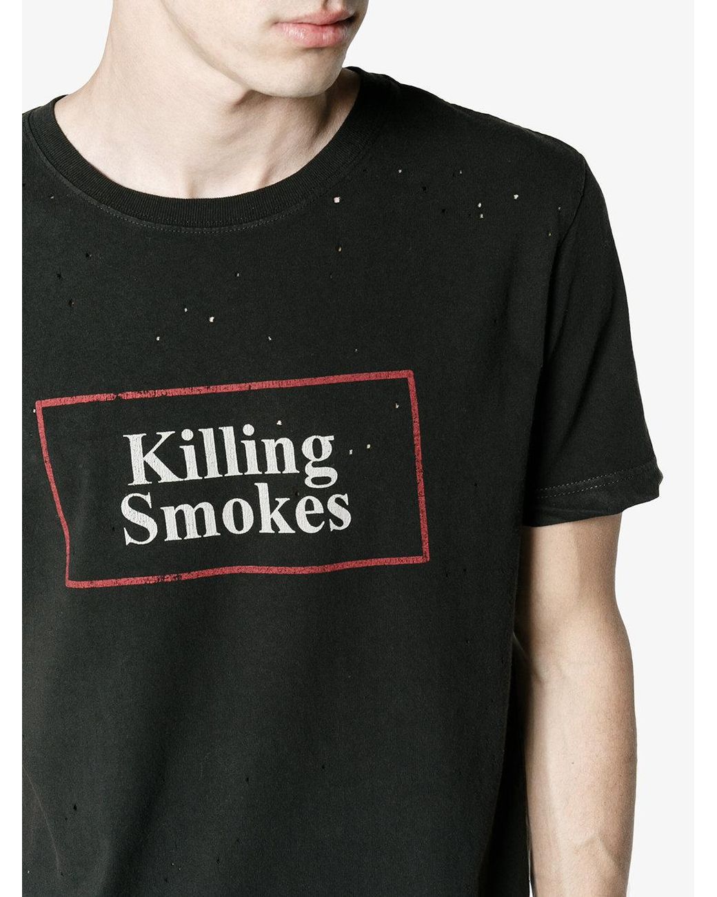 Ksubi Killing Smokes Short Sleeve T Shirt in Black for Men | Lyst