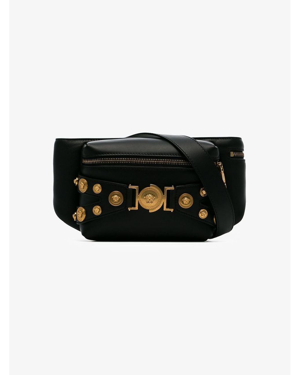Versace Tribute Crossbody Belt Bag in Black for Men Lyst