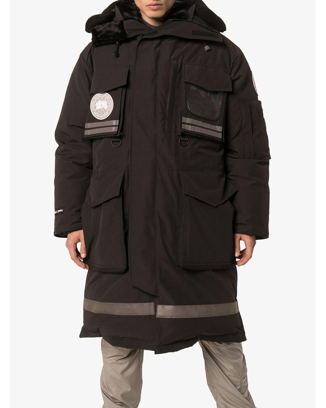 Canada Goose X Juun.j Snow Mantra Parka Coat in Black for Men | Lyst