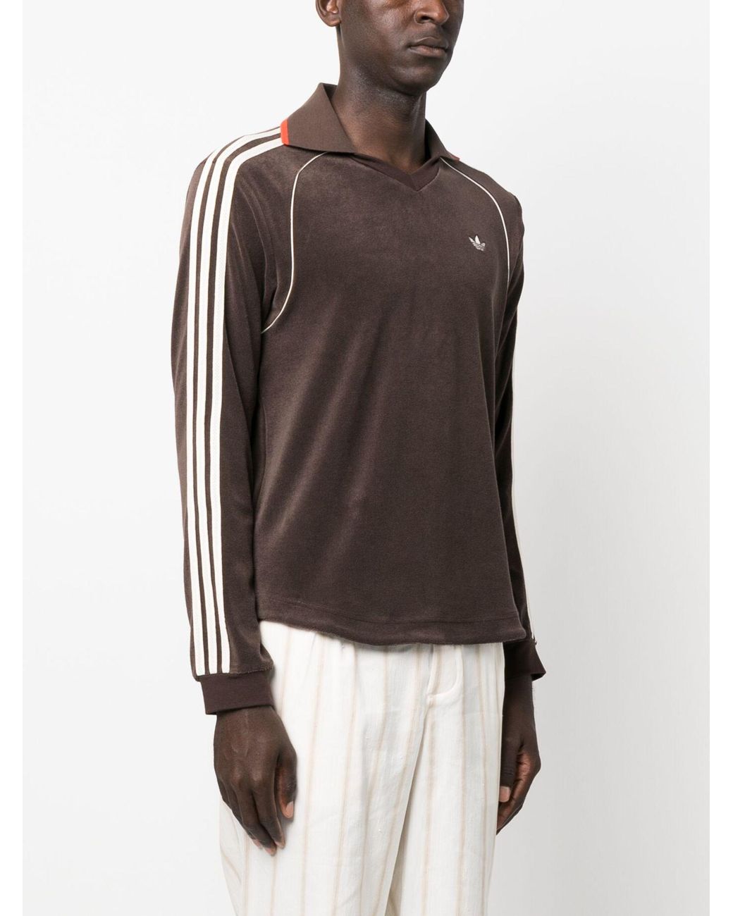 adidas X Wales Bonner Towel Sweatshirt in Brown for Men | Lyst 