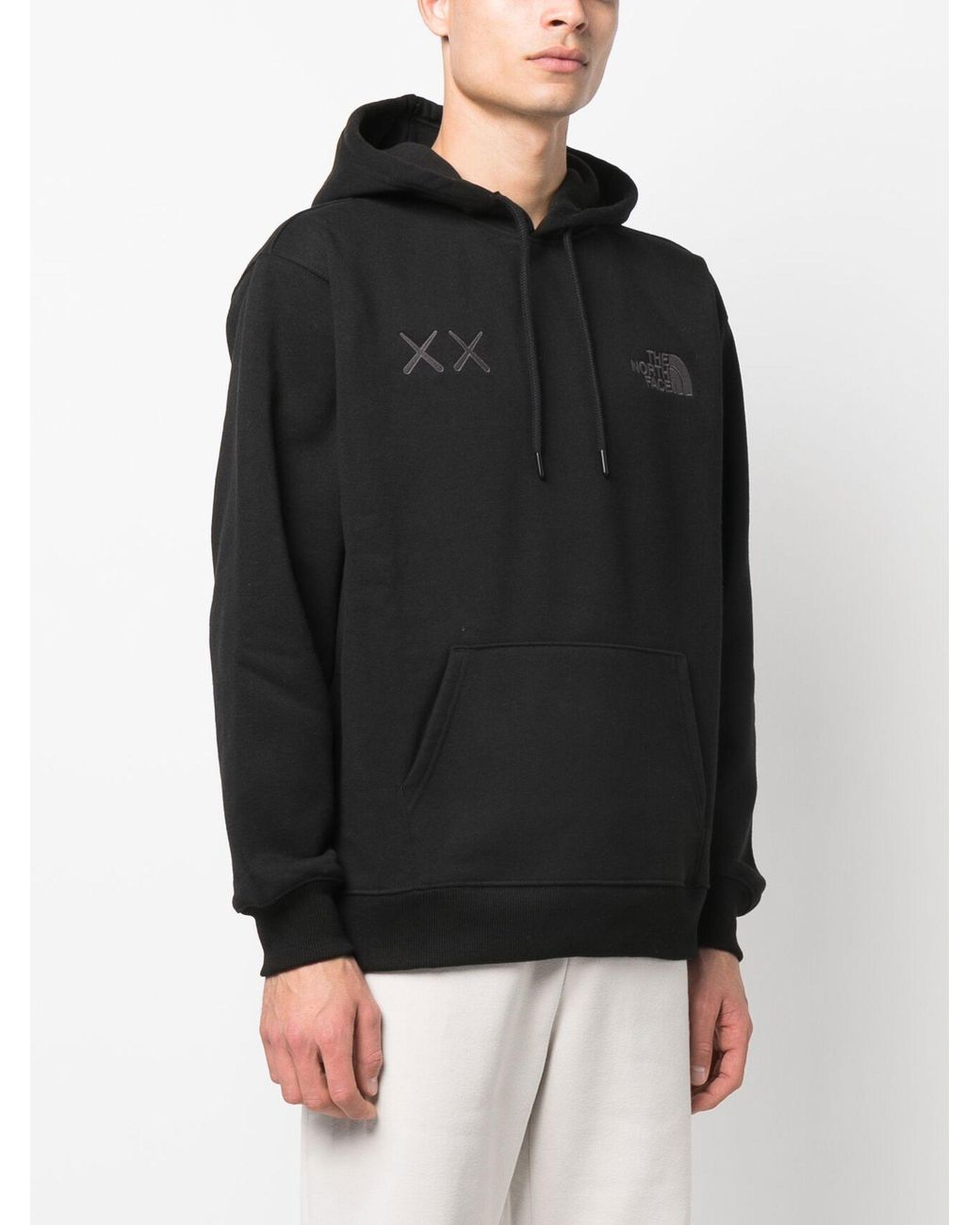 The North Face X Kaws Logo Embroidered Hoodie - Men's The North Face X Kaws Logo Embroidered Hoodie - Men's