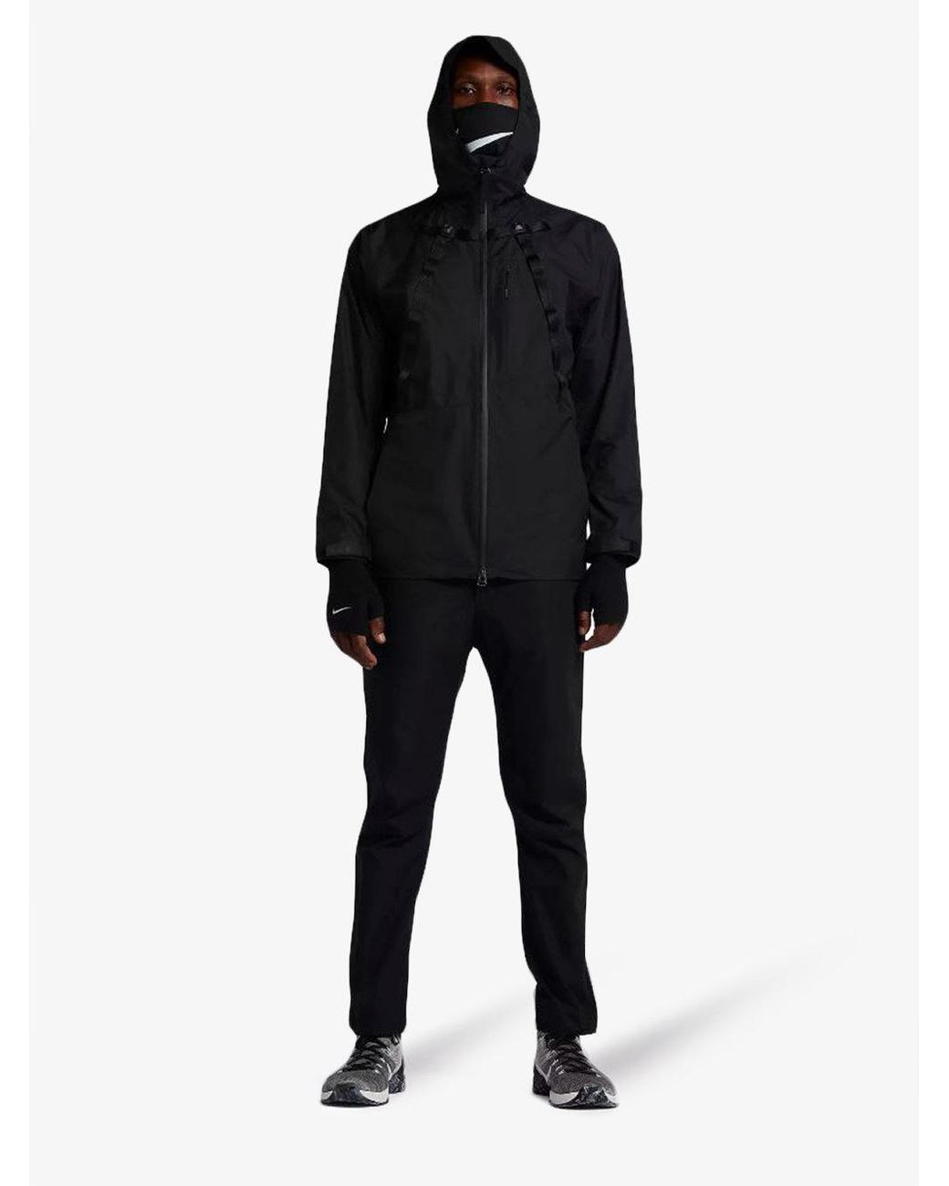 Nike X Mmw Face Mask Jacket in Black for Men | Lyst