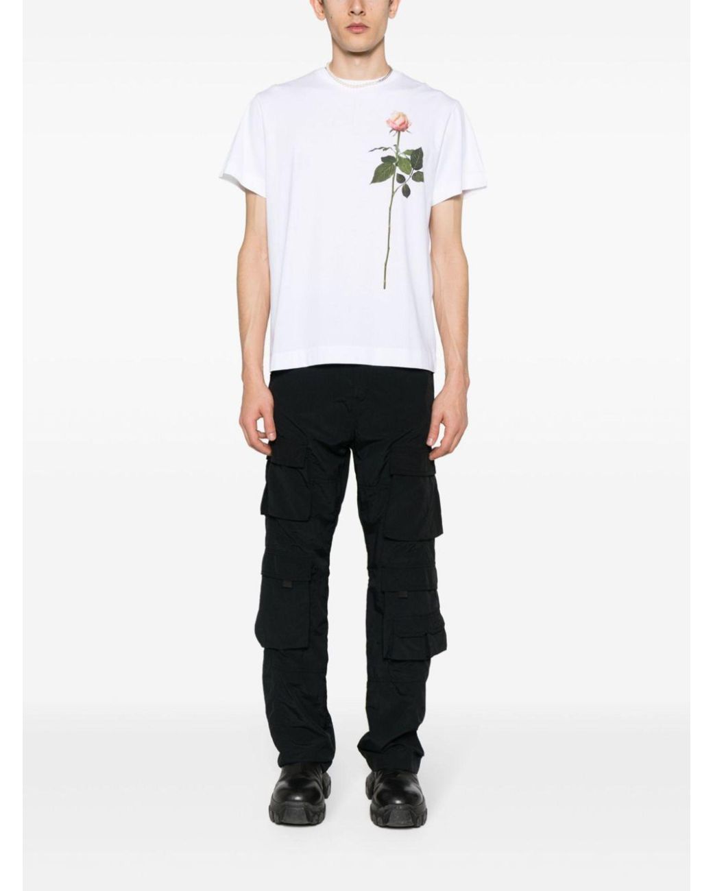 その他 Rose Banquet T Shirt - Simone Rocha - Cotton - White その他 Rose Banquet T Shirt - Simone Rocha - Cotton - White