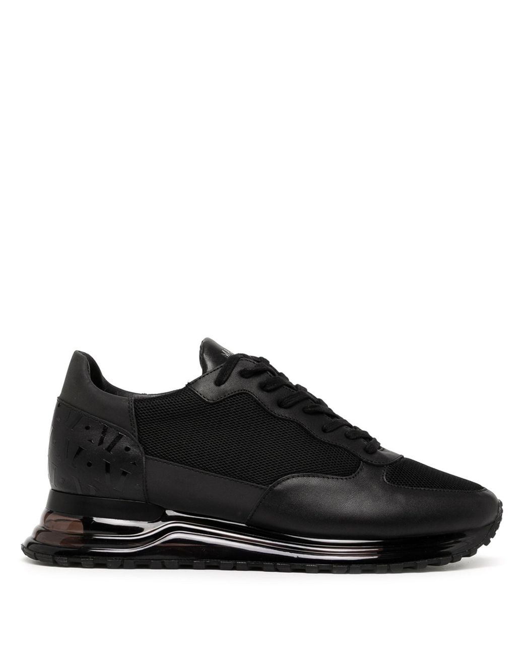 Mallet Black Popham Gas Leather Sneakers for Men | Lyst