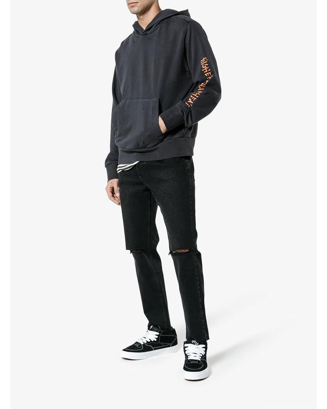 Travis Scott Black Flame Chitch Jeans 