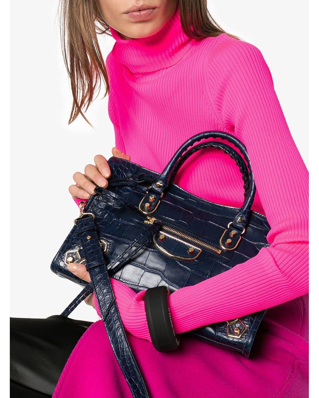 Balenciaga city croc discount
