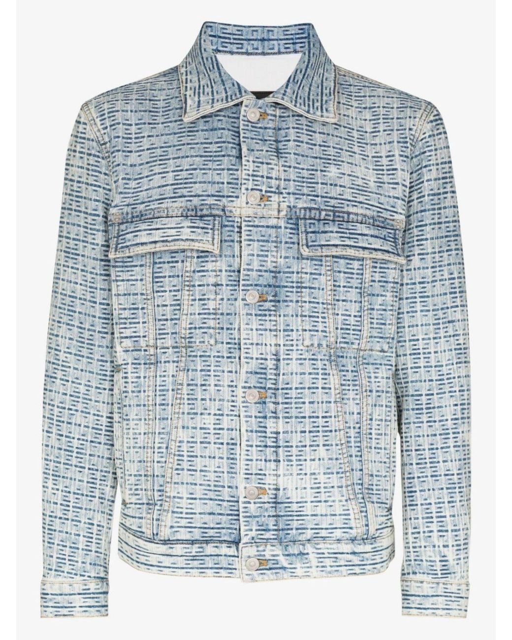 Givenchy 4G Monogram Denim Jacket - Farfetch