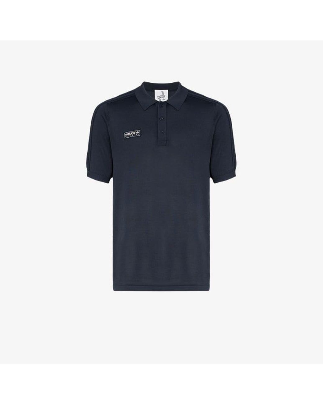 adidas Spezial Meehan Polo Shirt in Blue for Men | Lyst UK