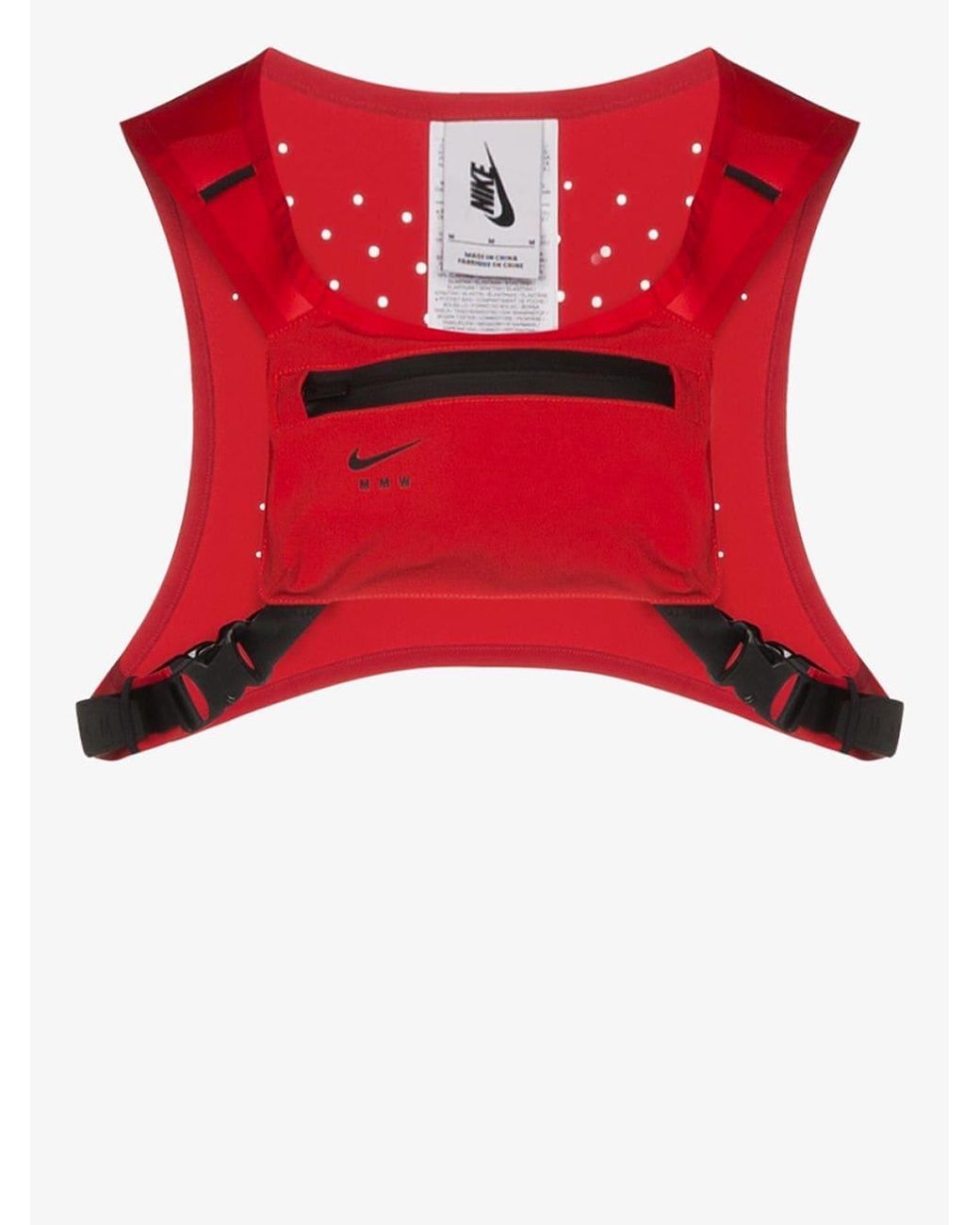 Nike X Mmw Red Chest Bag for Men | Lyst UK