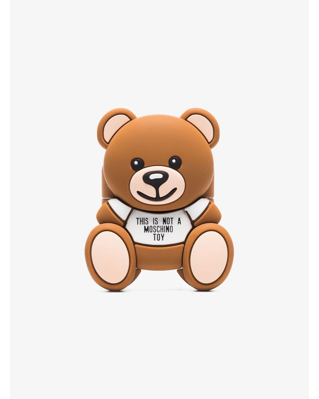 Moschino Brown Teddy Bear Airpods Pro Case in White | Lyst