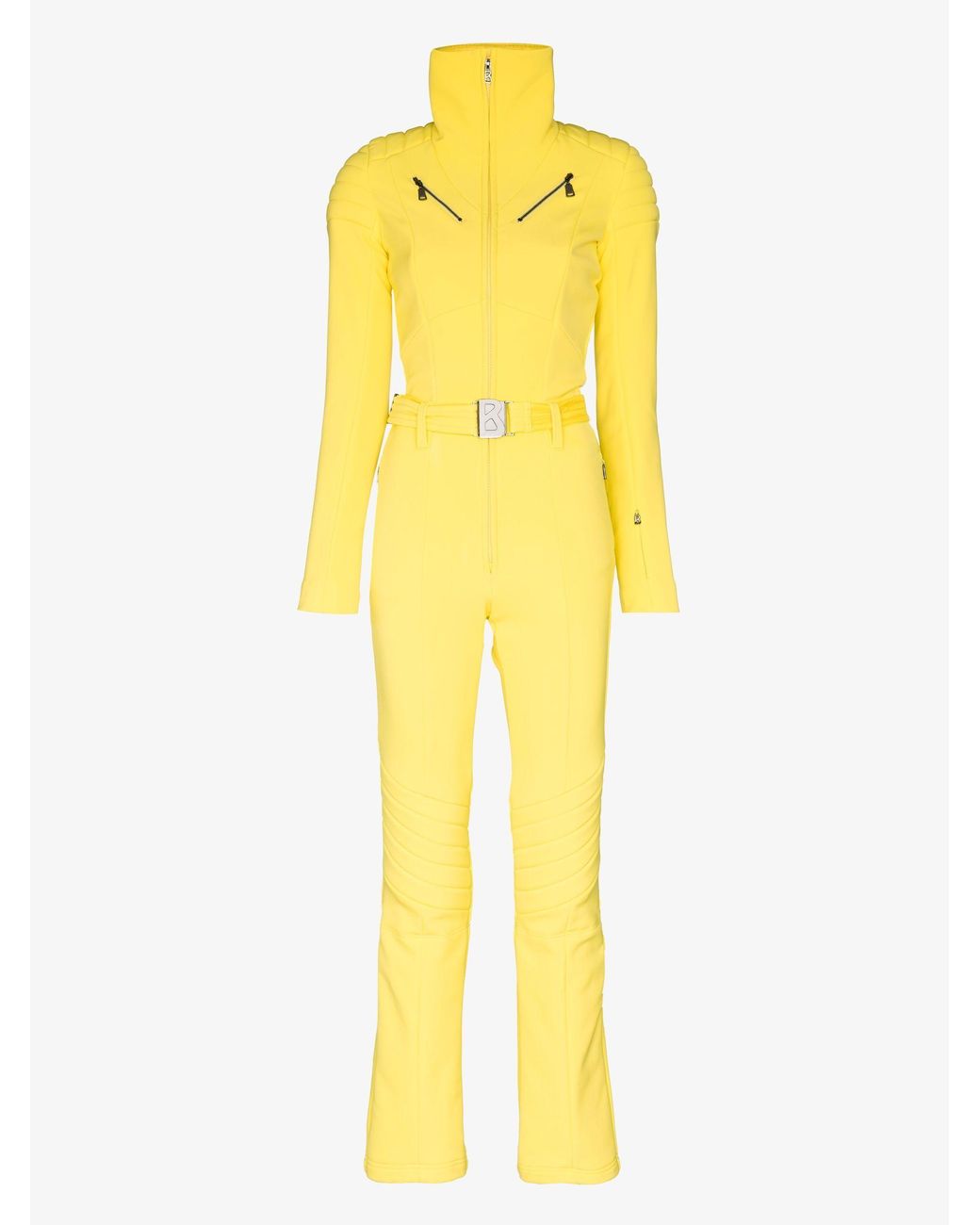 Bogner Belted Ski Suit - Women's - Polyamide/elastane in Yellow | Lyst