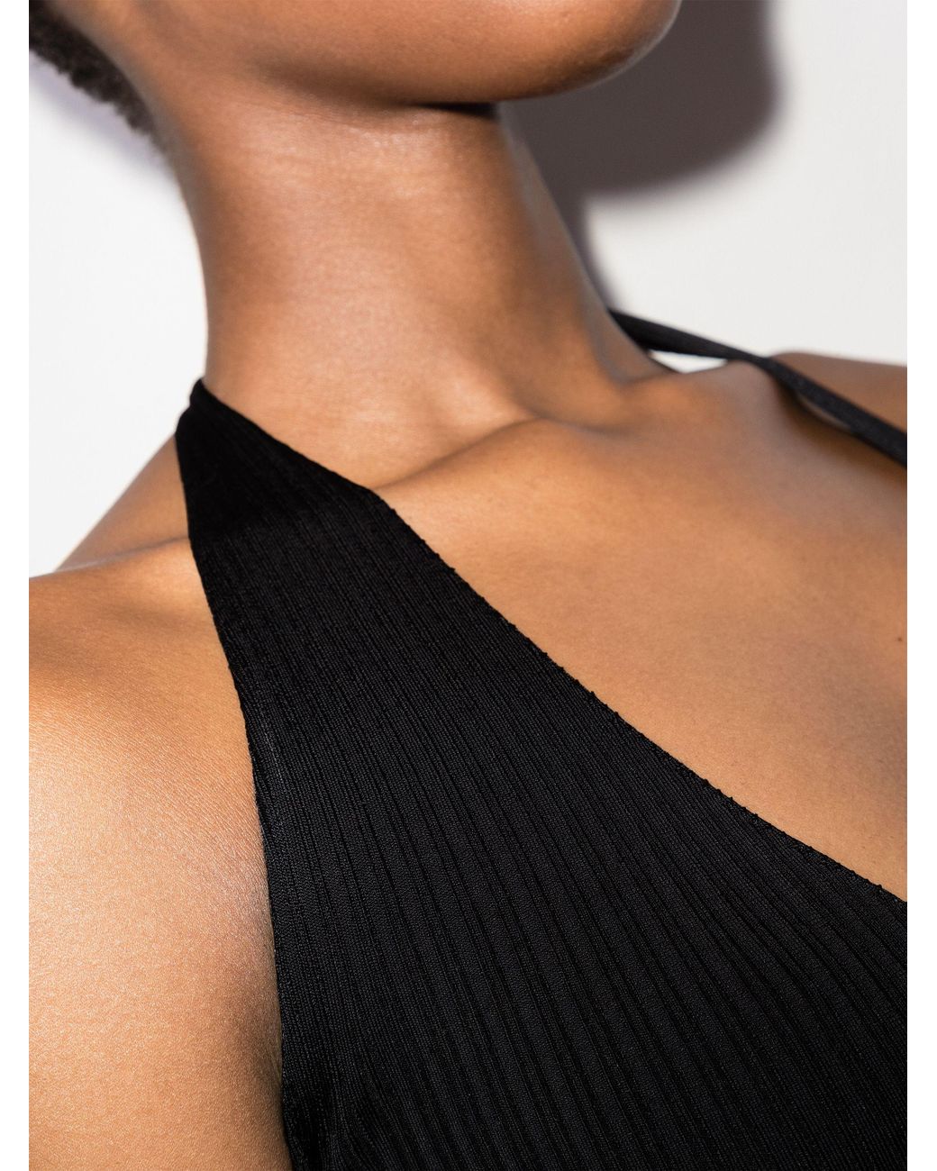 The Label Kelvin Halterneck Bodysuit in Black Womens Clothing Lingerie Bodysuits Sir 