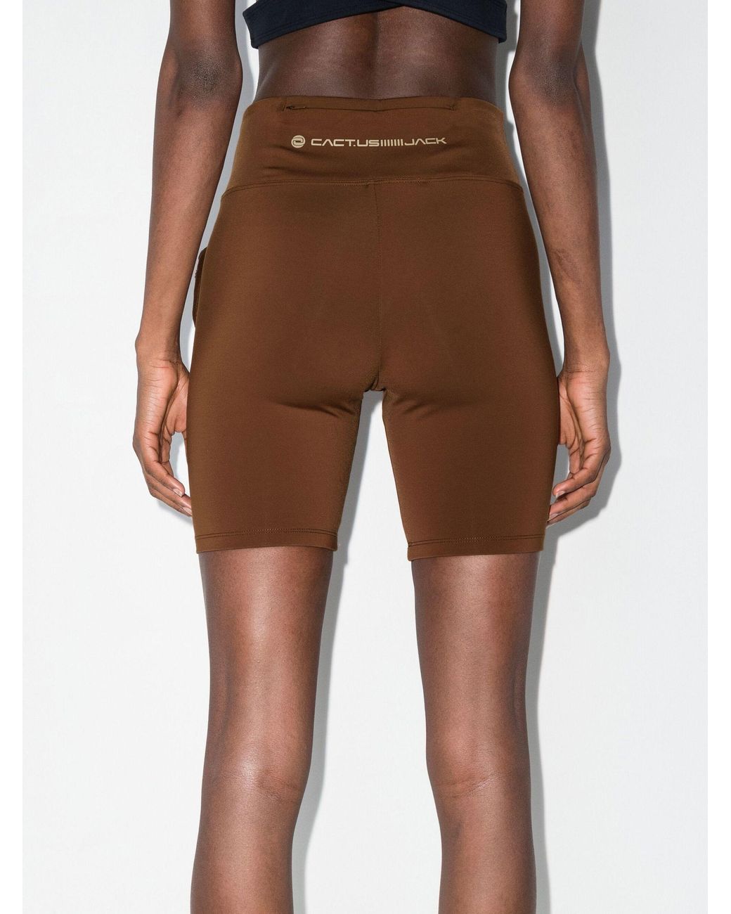 nike brown biker shorts
