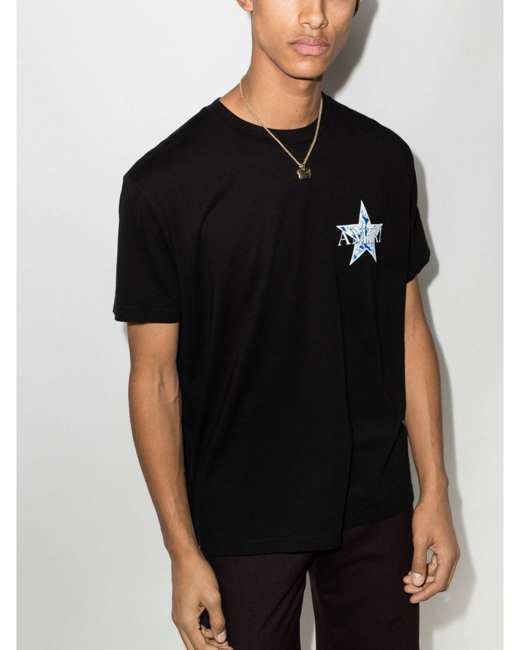 Black star t shirt cheap