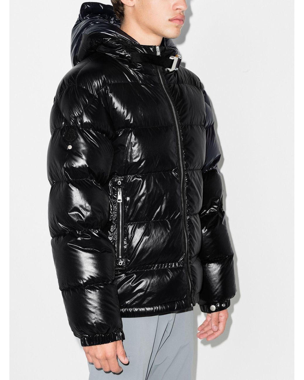 Moncler Genius Men's Black 6 Moncler 1017 Alyx 9sm Puffer Jacket