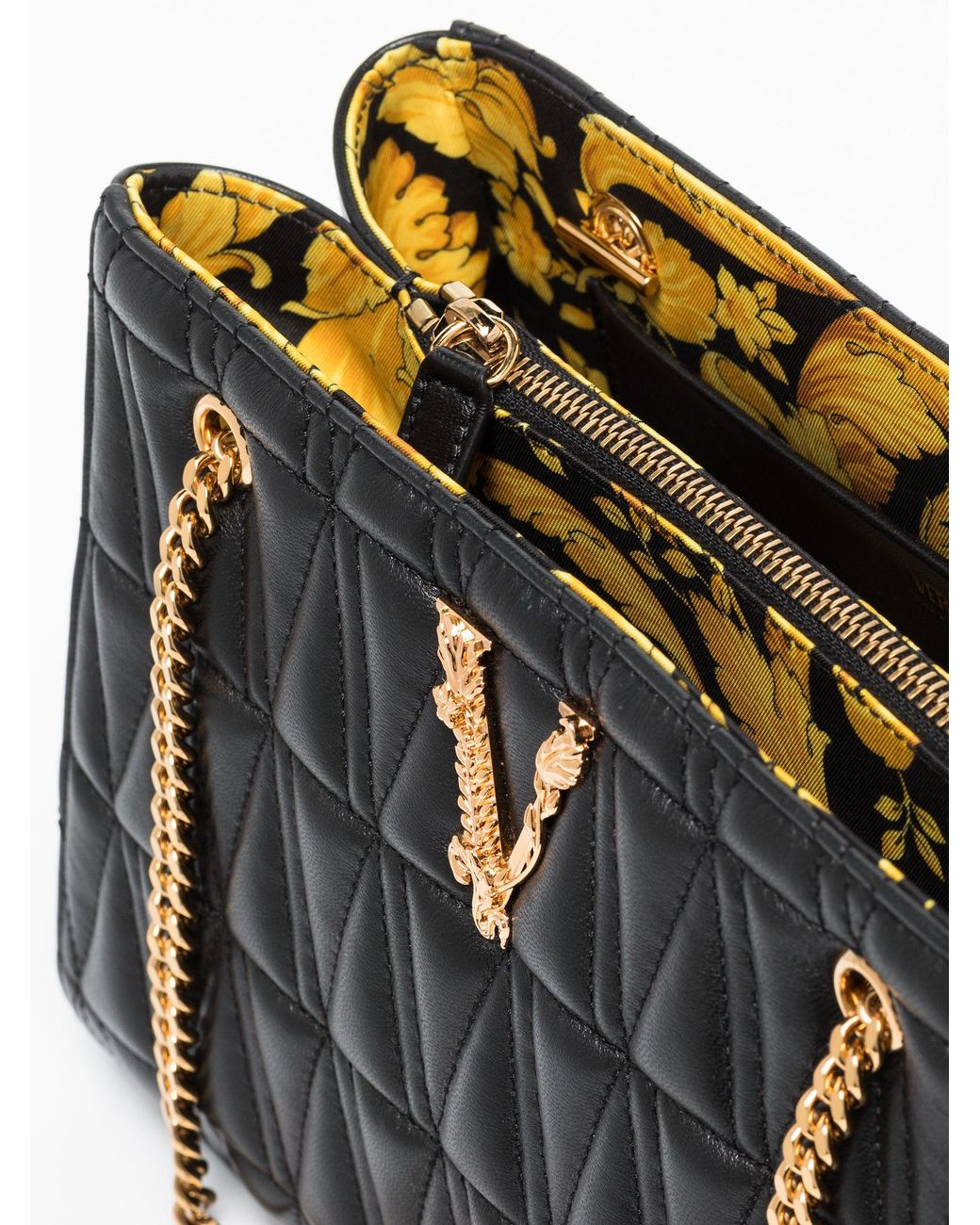 Virtus quilted small tote bag Clearance