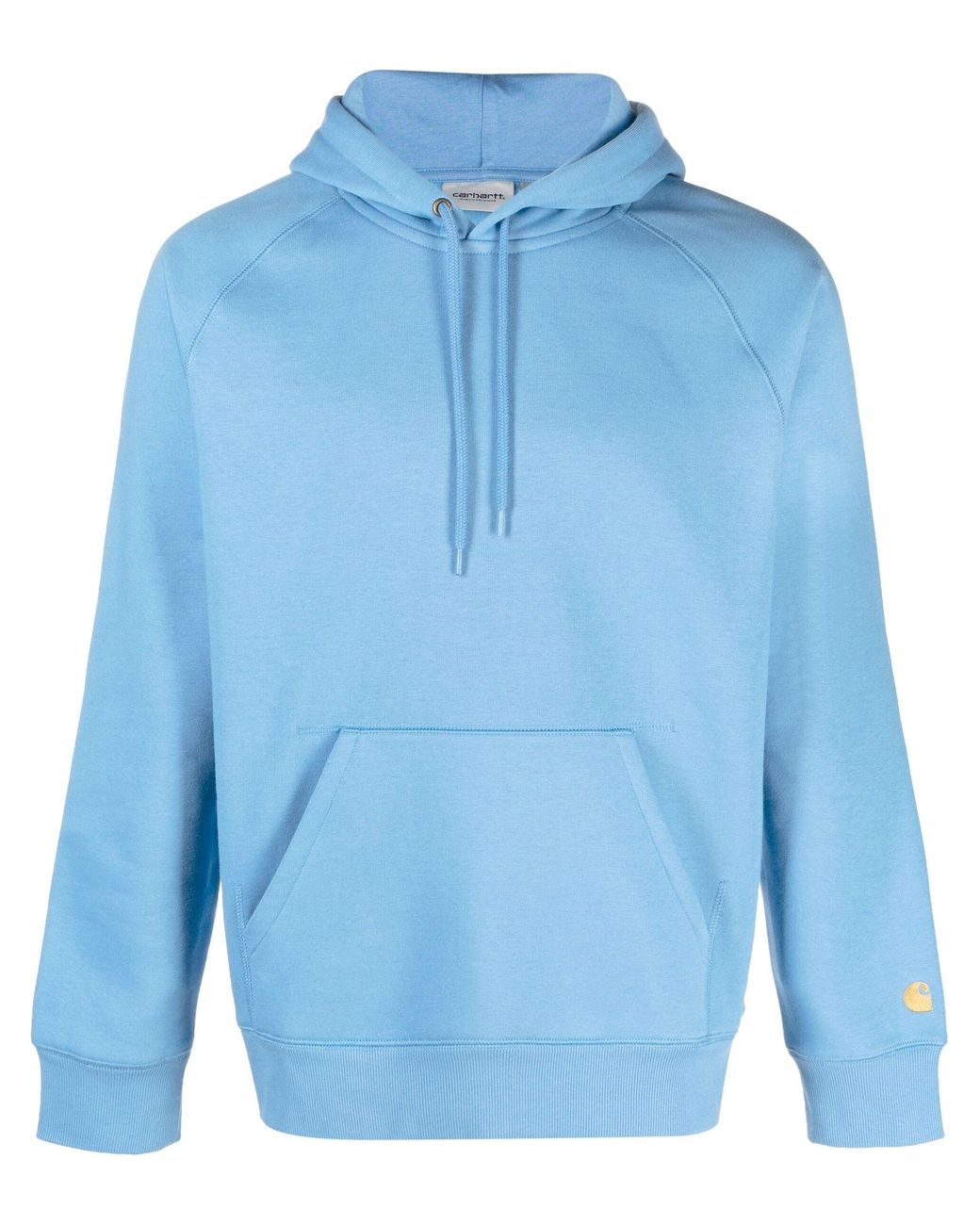 Carhartt WIP Logo-patch Pullover Hoodie in Blue for Men | Lyst