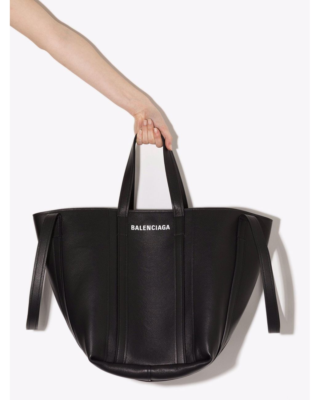Balenciaga Black Everyday East-west Xl Leather Tote Bag | Lyst