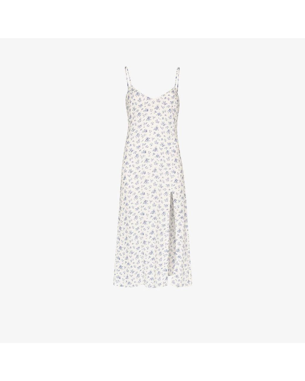 gracie embroidered midi dress