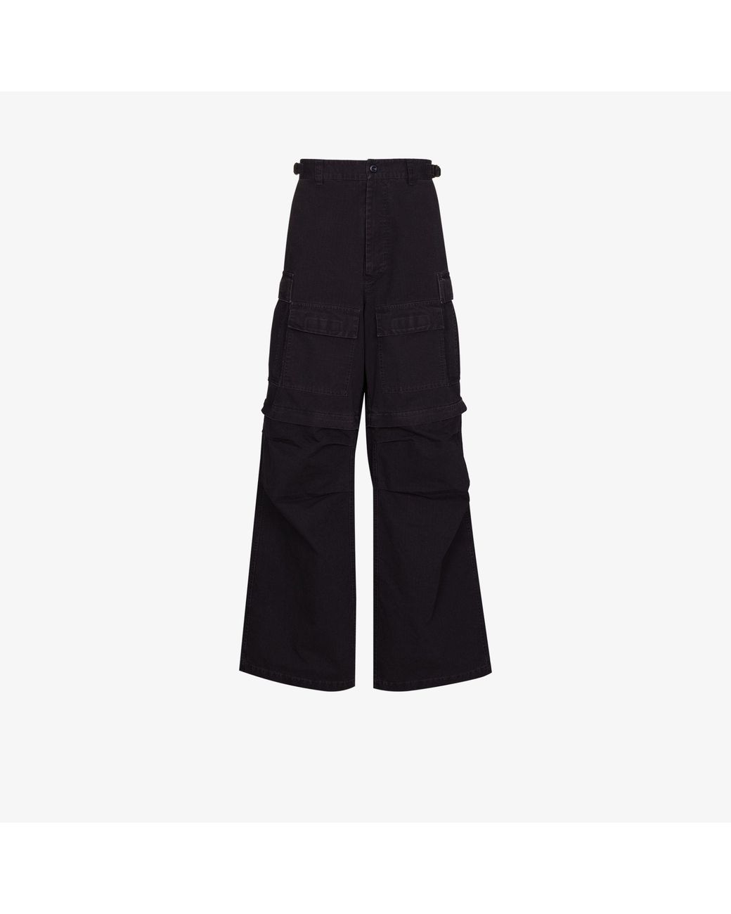 Balenciaga Large Loose Fit Cargo Trousers in Blue for Men | Lyst
