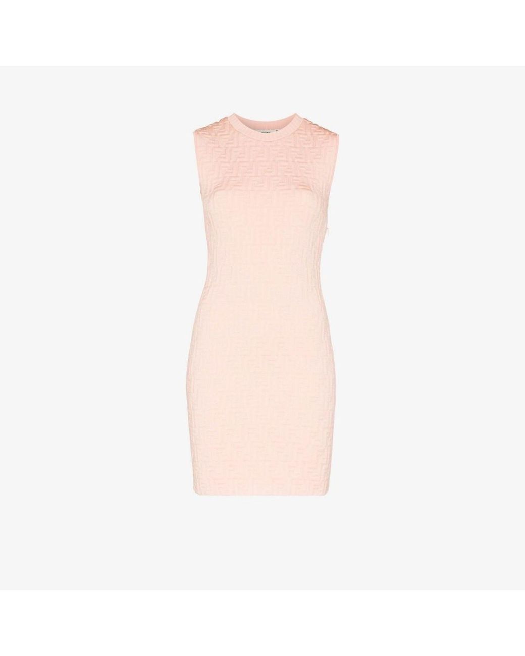 ワンピース FENDI Dark Pink Viscose Blend Mini Dress Fendi Dark Pink Viscose Blend Mini Dress | ModeSens