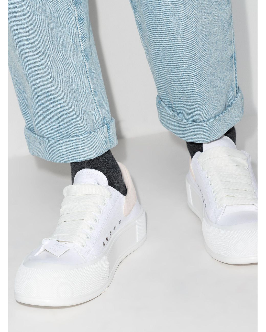 Alexander McQueen Deck Plimsoll Low Top 
