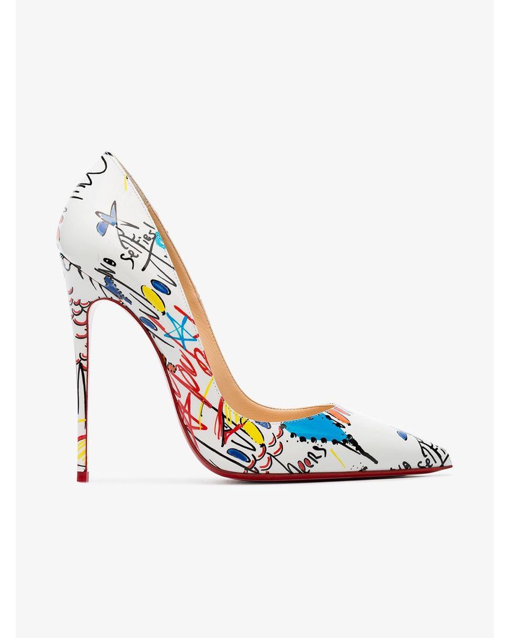White louboutin heels so kate cheap