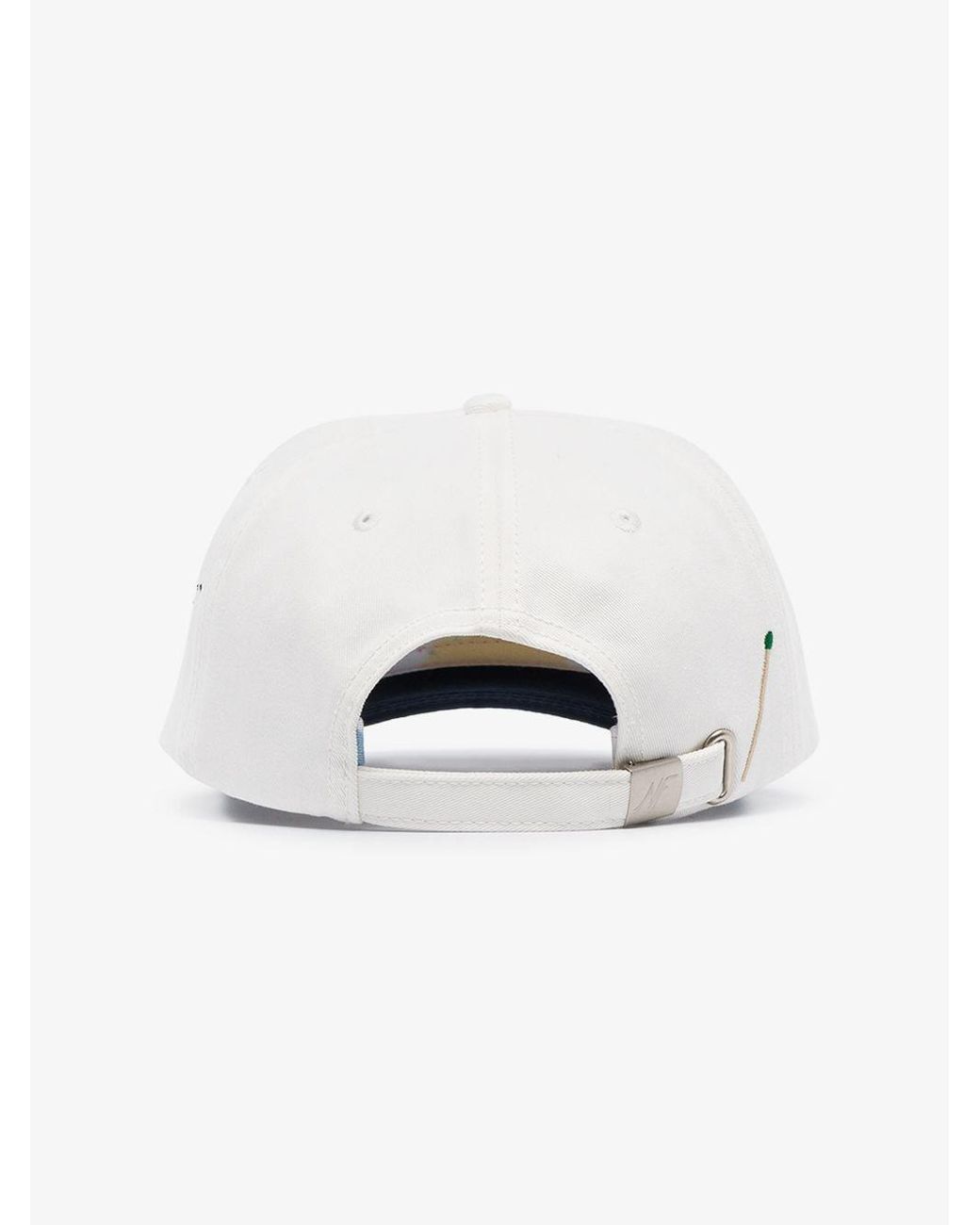 Nick Fouquet Tourist Embroidered Cap in White | Lyst