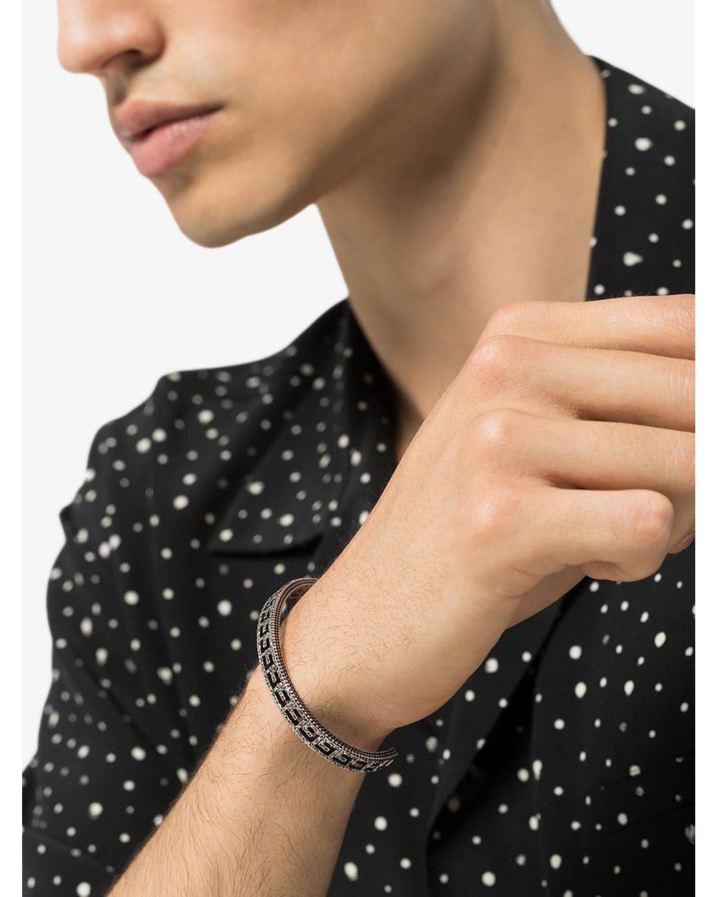Gucci Cuff Bracelet With Square G Motif 