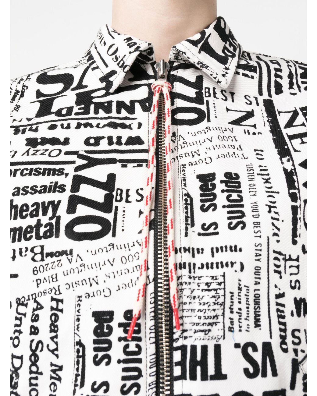 Mens newspaper hotsell print jacket