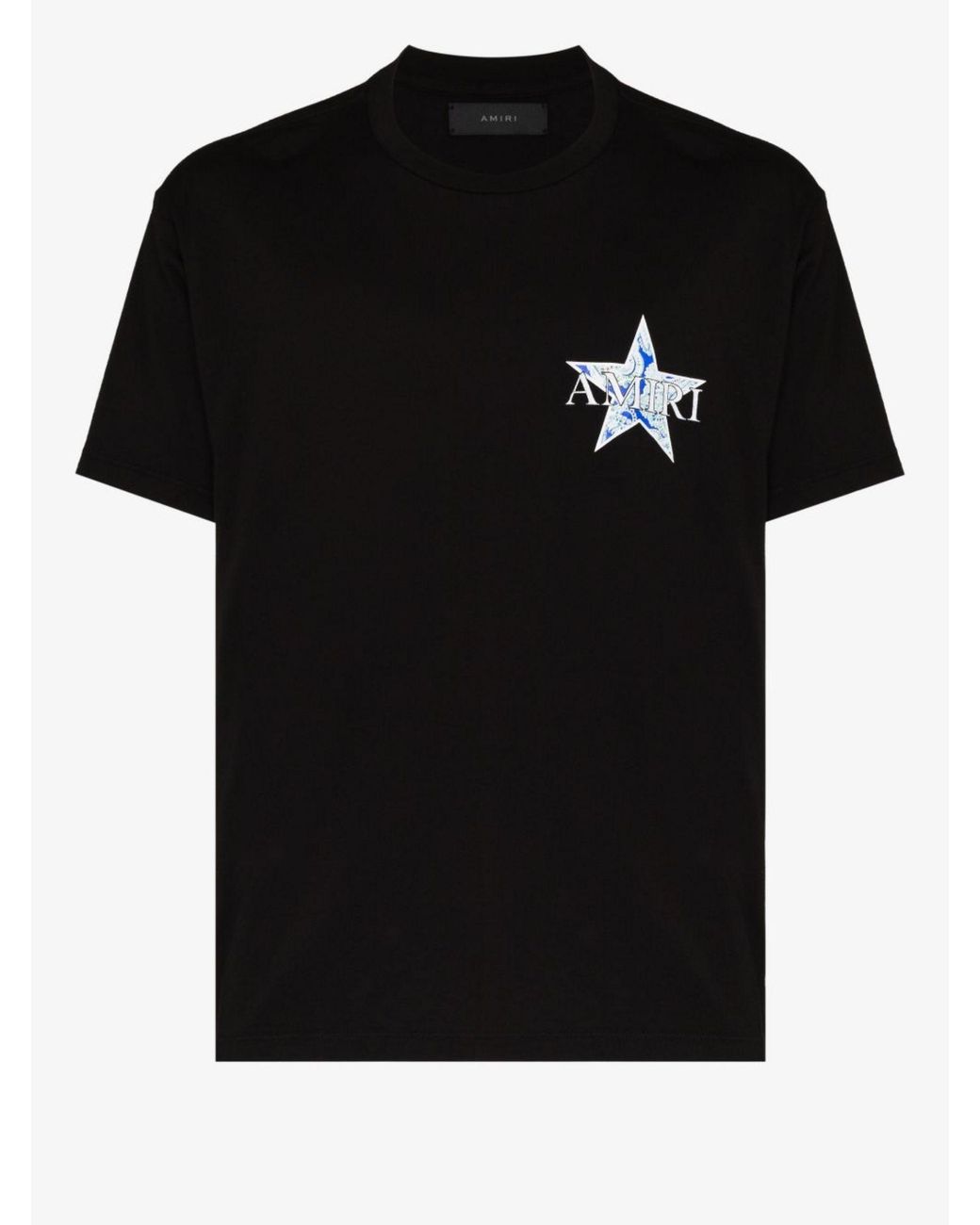 Amiri Paisley Star Logo Print T-shirt in Black for Men | Lyst UK