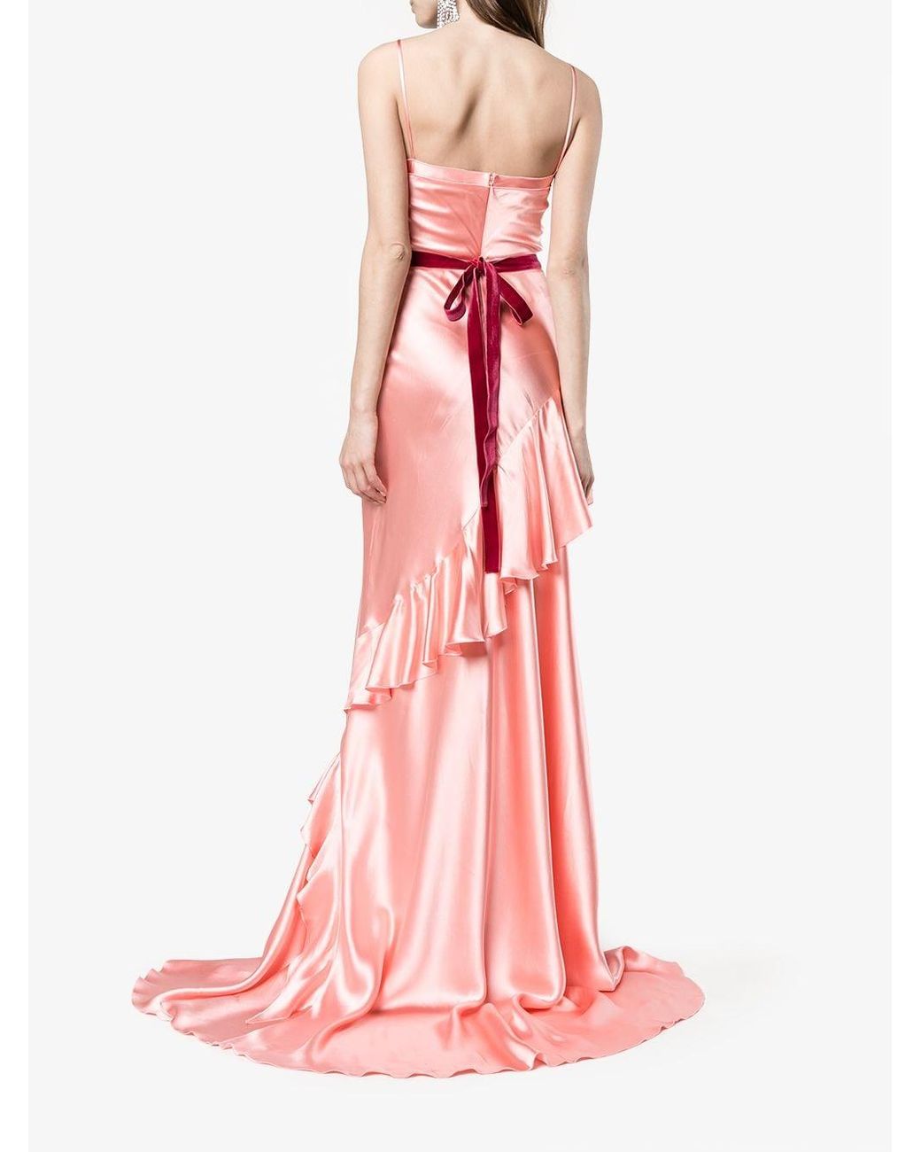 Gucci pink gown top