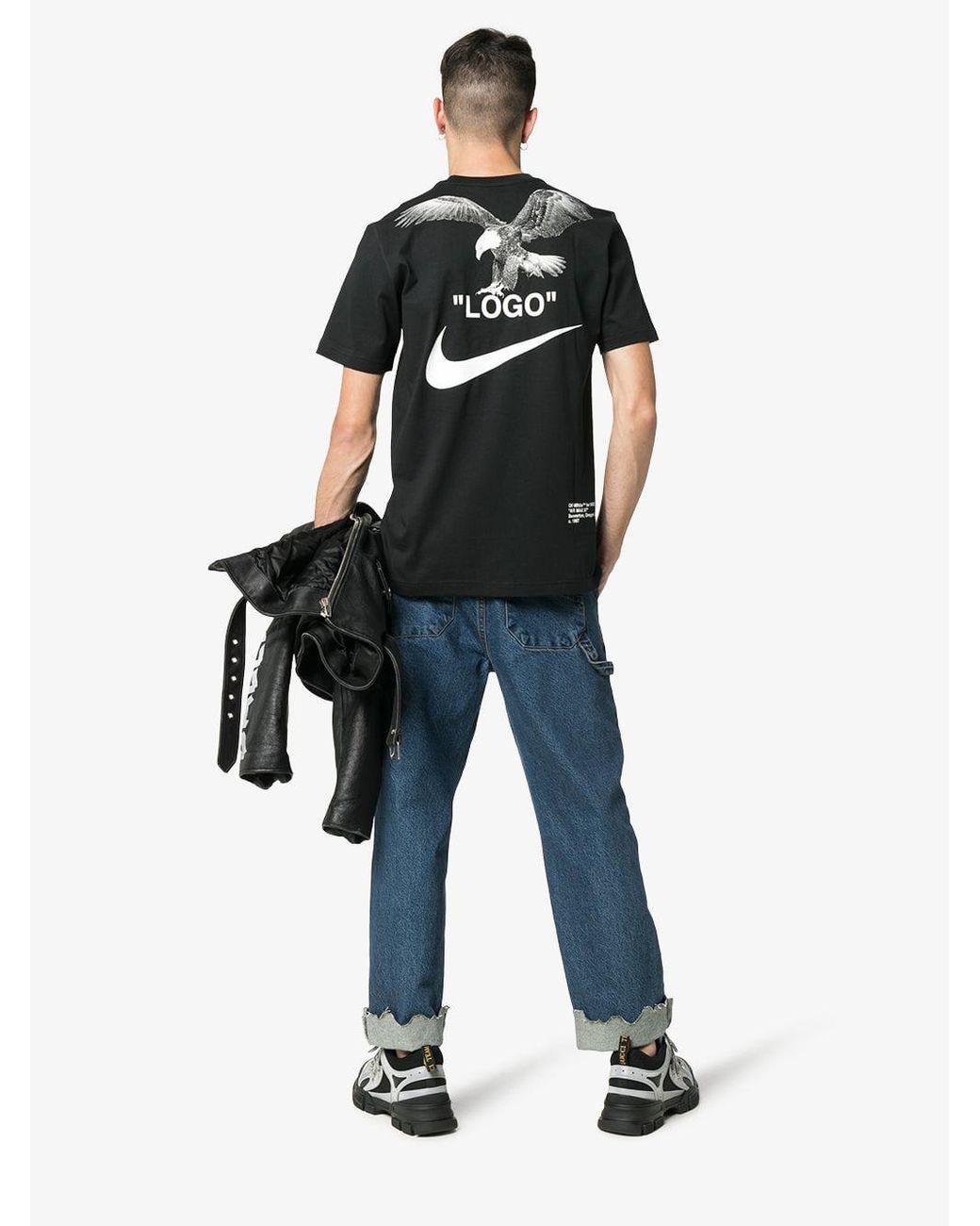 Vouwen bang Uitgestorven Nike X Off-white Tuxedo Print T-shirt in Black for Men | Lyst