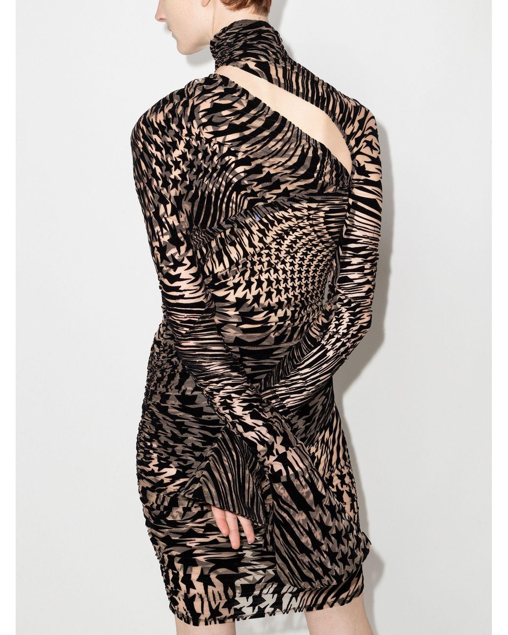 Warehouse black cheap star dress