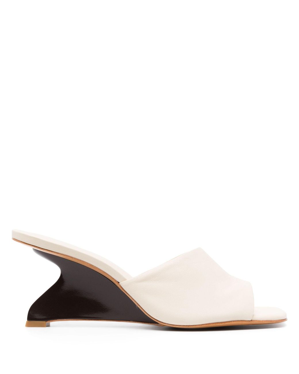 Reformation Neutral Enya Wedge Mules - Women's - Calf Leather in ...